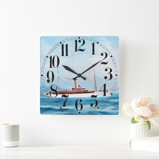 Iolanda Stoomjacht 1909 Vierkante Klok (Huis)