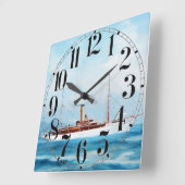 Iolanda Stoomjacht 1909 Vierkante Klok (Hoek)