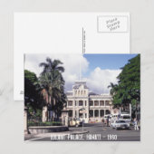 Iolani Palace Hawaii Briefkaart (Voorkant / Achterkant)