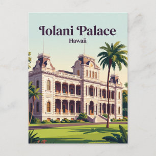 Iolani-paleis Hawaï Briefkaart