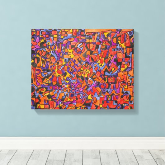 iommm5023 canvas afdruk (Insitu (Houten vloer))