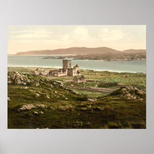 Iona Abbey, Argyll & Bute, Schotland Archival prin Poster