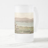 Iona Abbey, Argyll en Bute, Schotland Matglas Bierpul (Voorkant rechts)