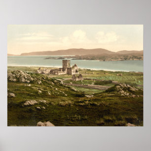 Iona Abbey, Argyll en Bute, Scotland Print