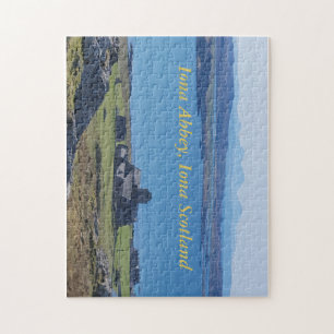 Iona Abbey from Dun I, Iona Scotland Legpuzzel