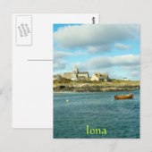 Iona Abbey Scotland Briefkaart (Voorkant / Achterkant)