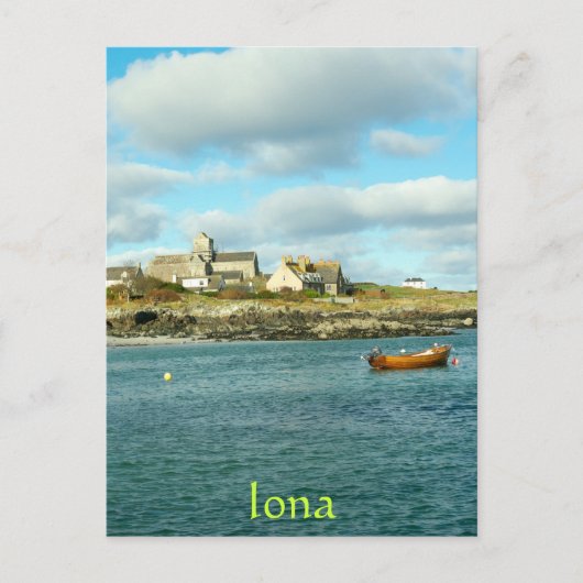 Iona Abbey Scotland Briefkaart (Voorkant)