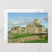 Iona Abbey Scotland Briefkaart (Voorkant / Achterkant)