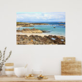 Iona, Schots eiland, prachtige rotsachtige kuststr Poster (Keuken)