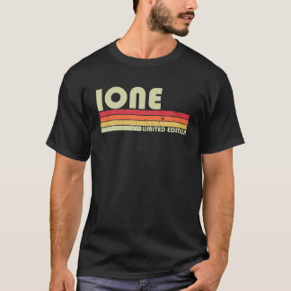 IONE Name Personalized Retro  80S 90S geboorte T-shirt