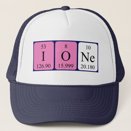 Ione Periodic Table Name pet (Voorkant)