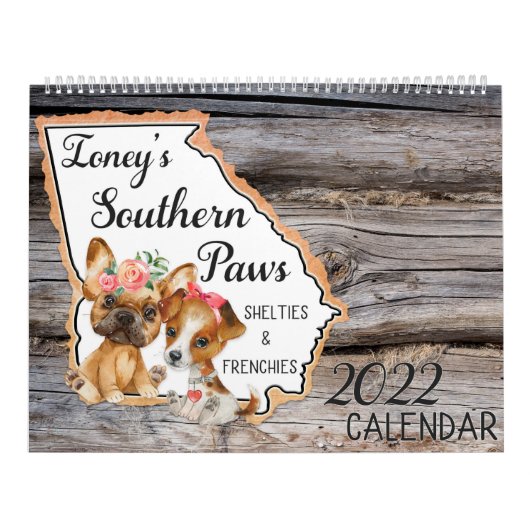 Ioney's Southern Paws 2022 kalender (Hoes)