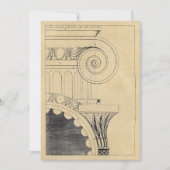 Ionic Column Architecture Holiday Card Feestdagenkaart (Voorkant)