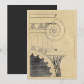 Ionic Column Architecture Holiday Card Feestdagenkaart (Voorkant / Achterkant)