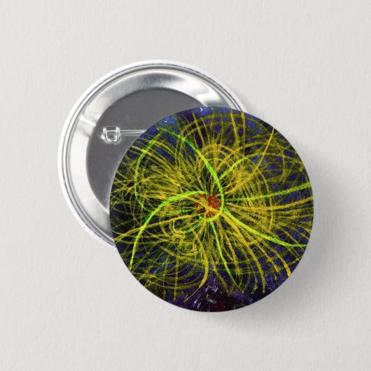 Ionisch vuurwerk ronde button 5,7 cm (Voorkant /achterkant)