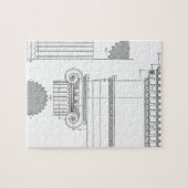  ionische architectuur legpuzzel (Horizontaal)