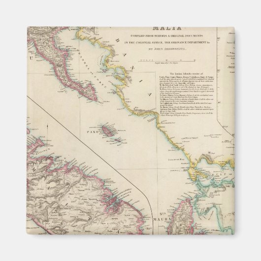 Ionische eilanden en Malta Magneet (Voorkant)