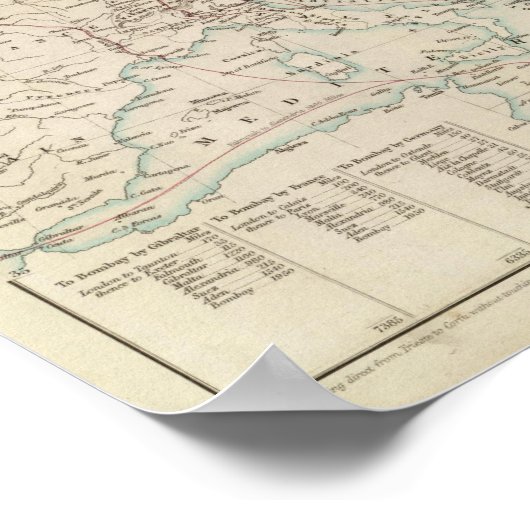 Ionische eilanden en Malta Poster (Hoek)