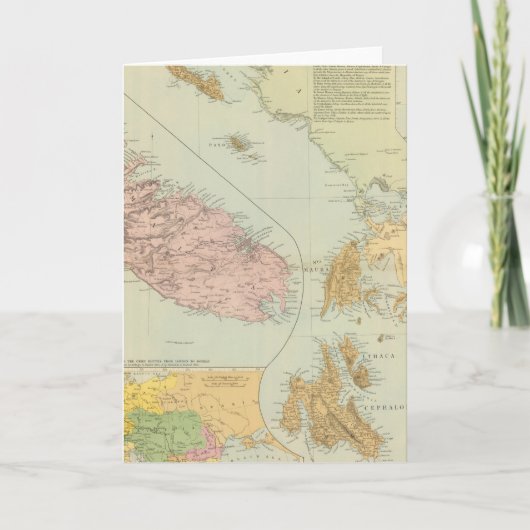 Ionische eilanden, Malta Feestdagen Kaart (Voorkant)