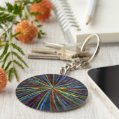 Ionische explosie sleutelhanger (Zijkant)