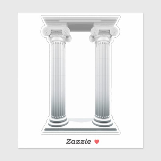 Ionische Sticker (Vel)