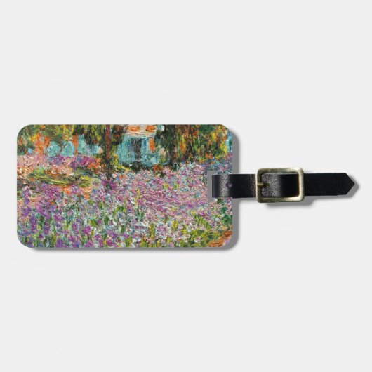 Iopen in de tuin van Monet Bagagelabel (Voorkant horizontaal)