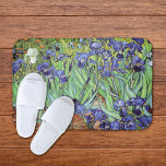 Iopen in de tuin Vincent van Gogh Badmat<br><div class="desc">Een badmat met het oliesschilderij Iriss (1889) van Vincent van Gogh (1853-1890). Blauwviolette iris in de tuin,  beïnvloed door Japanse kunst.</div>