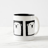 Iorek Triptych Tweekleurige Koffiemok (Voorkant rechts)