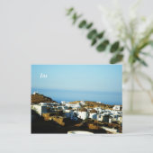 Ios-eiland Briefkaart (Staand voorkant)