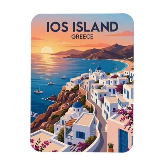 Ios Eiland Griekenland Magneet (Verticaal)