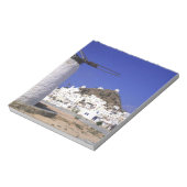 Ios, Griekenland. De prachtige en knapperige, witt Notitieblok (Linkerzijde)