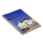 Ios, Griekenland. De prachtige en knapperige, witt Notitieboek (Rechterzijde)