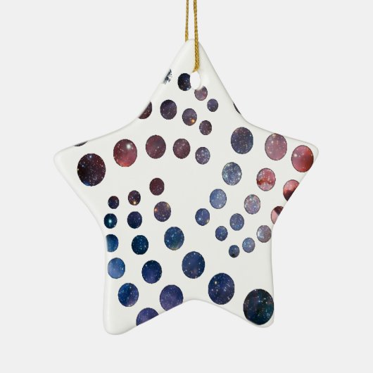 IOTA cryptocurrency sterrenstelsel Keramisch Ornament (Rechts)