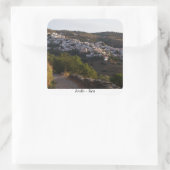 Ioulis - Kea Vierkante Sticker (Tas)