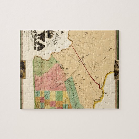 Iowa 1845 legpuzzel (Horizontaal)