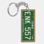 Iowa 1979 Bord Sleutelhanger licentie (Voorkant Links)