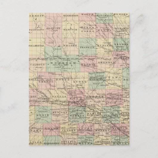 Iowa 2 briefkaart (Voorkant)