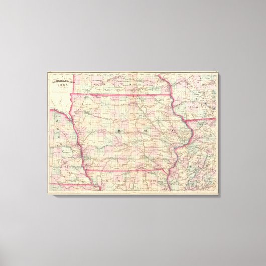 Iowa 2 canvas afdruk (Voorkant)