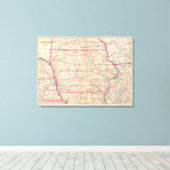 Iowa 2 canvas afdruk (Insitu (Houten vloer))