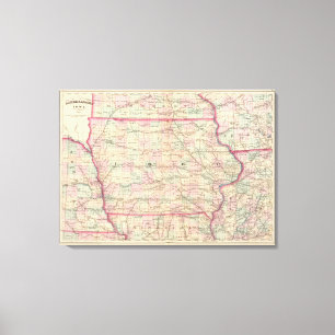 Iowa 2 canvas afdruk