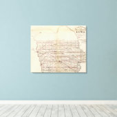 Iowa 3 canvas afdruk (Insitu (Houten vloer))