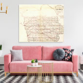 Iowa 3 canvas afdruk (Insitu (Woonkamer))