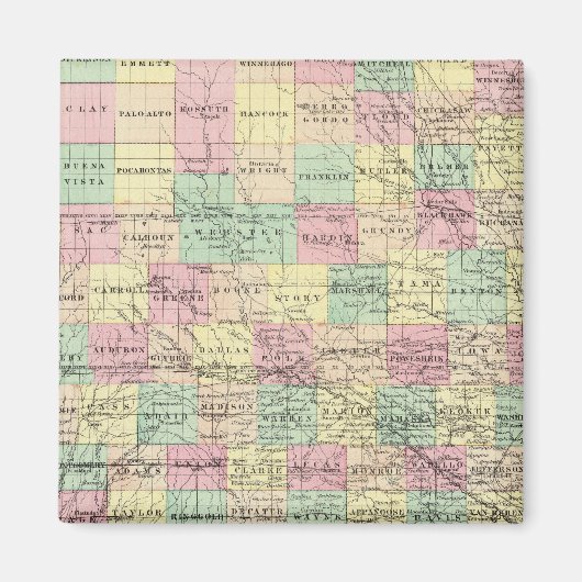 Iowa 3 magneet (Voorkant)