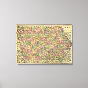 Iowa 4 canvas afdruk
