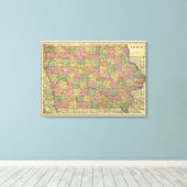 Iowa 4 canvas afdruk (Insitu (Houten vloer))