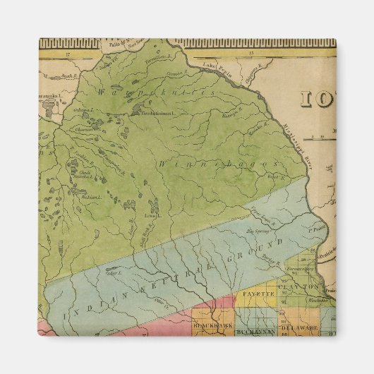 Iowa 4 magneet (Voorkant)