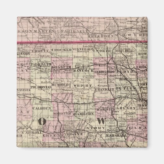 Iowa 4 magneet (Voorkant)