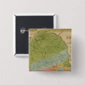 Iowa 4 vierkante button 5,1 cm (Voorkant /achterkant)