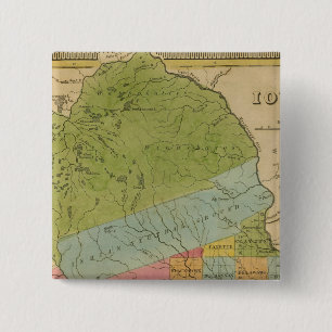Iowa 4 vierkante button 5,1 cm