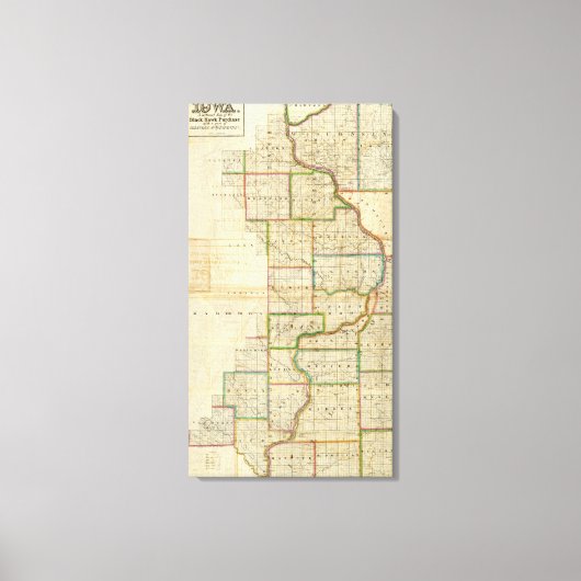 Iowa 6 canvas afdruk (Voorkant)